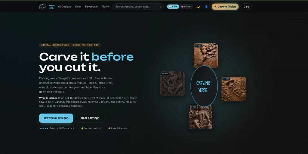 CarvingVerse E-Commerce